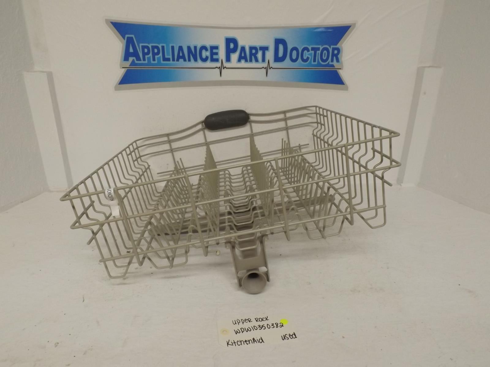 KitchenAid Dishwasher WPW10350382 Upper Rack Used KitchenAid Dishwasher WPW10350382 Upper Rack Used